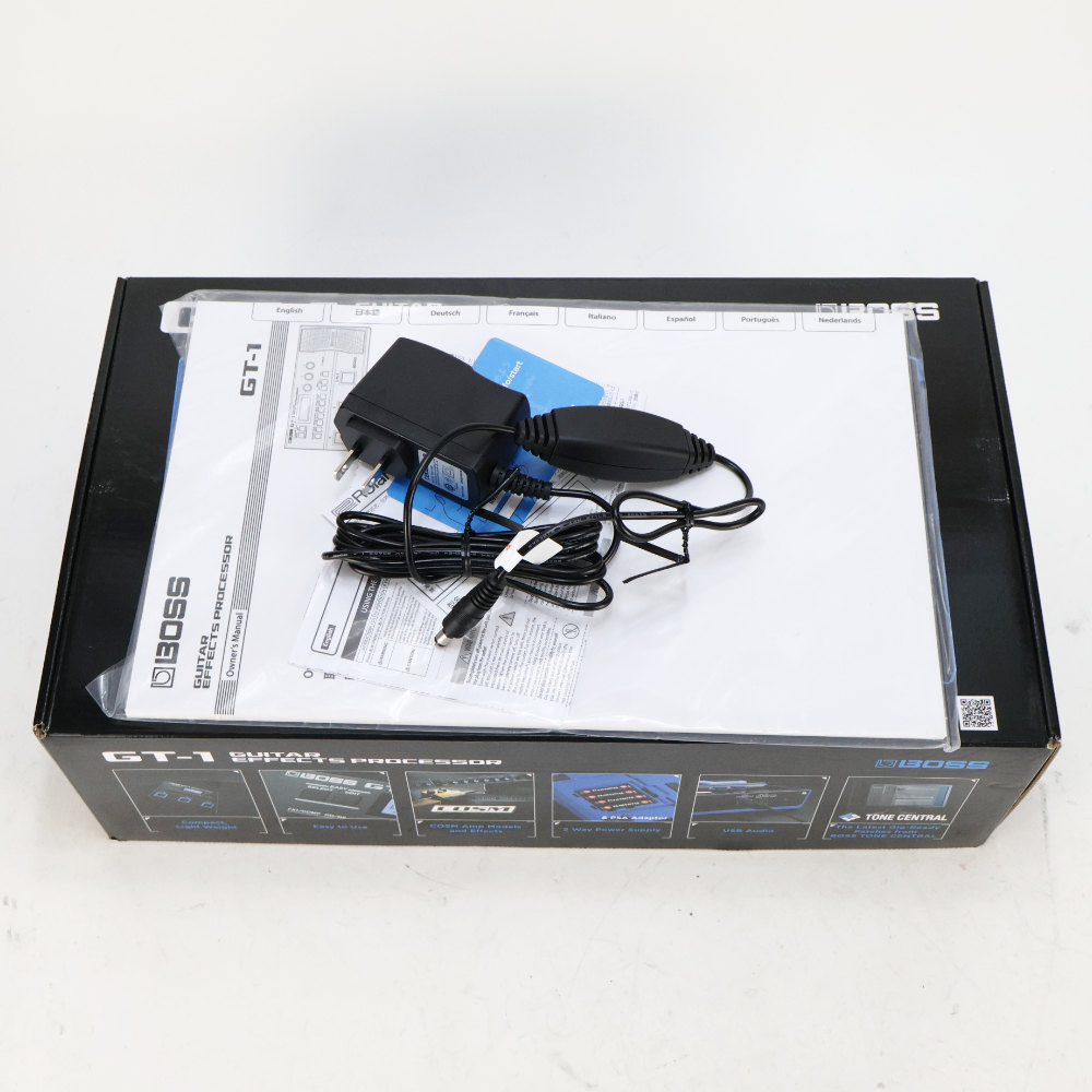 【中古】ボス マルチエフェクター BOSS GT-1 Guitar Effect Processor 付属品画像