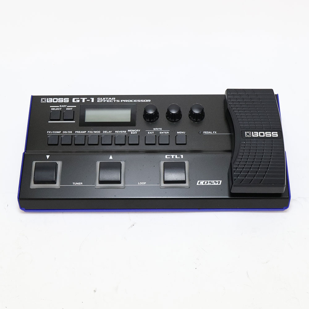 【中古】ボス マルチエフェクター BOSS GT-1 Guitar Effect Processor 正面
