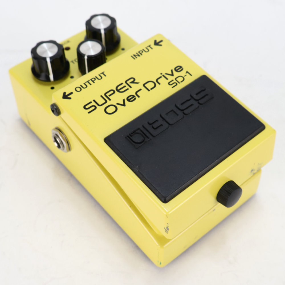 【中古】 スーパーオーバードライブ エフェクター BOSS SD-1 Super Over Drive ギターエフェクター 本体画像 斜め 2