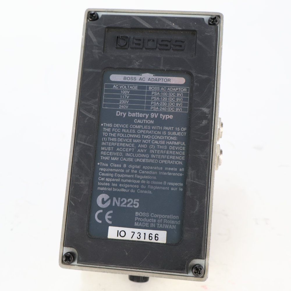 【中古】 クロマチックチューナー エフェクター BOSS TU-2 Chromatic Tuner ペダルチューナー 本体画像 裏
