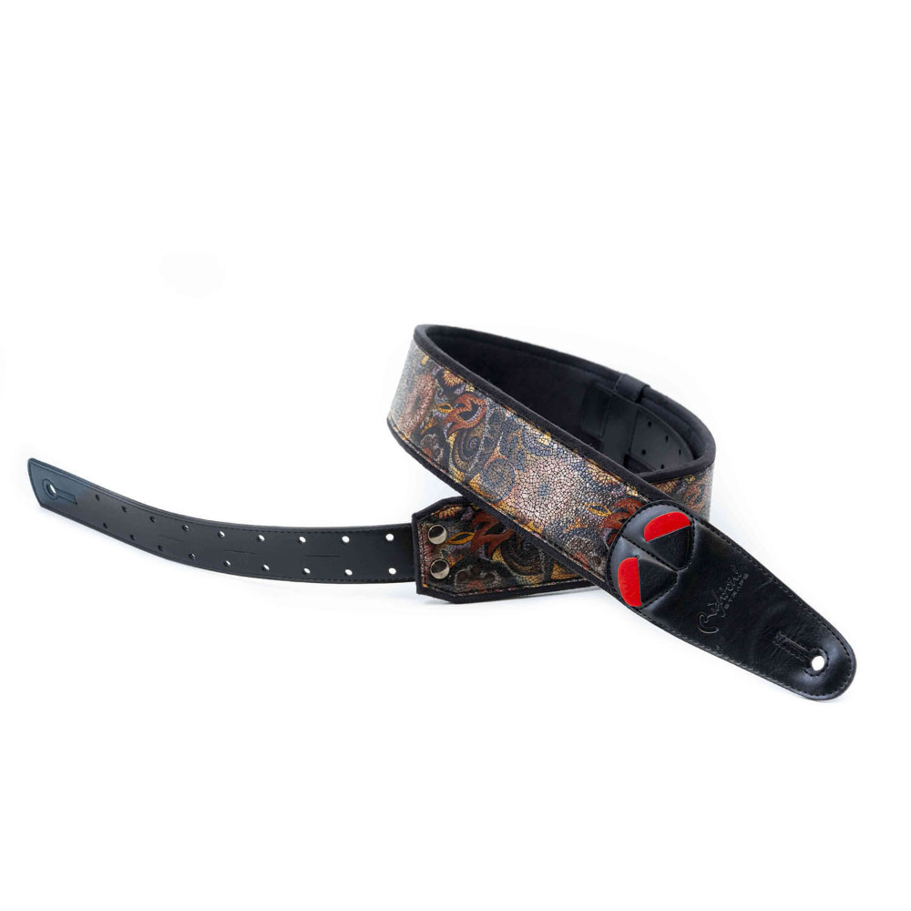Righton! STRAPS ライトオンストラップ CRUNCH Black ギターストラップ サブ画像3