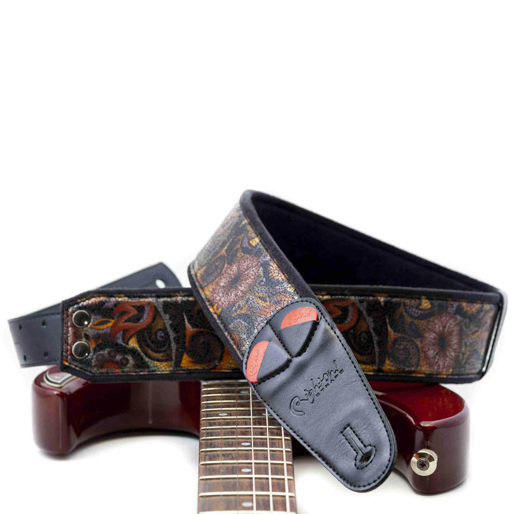 Righton! STRAPS ライトオンストラップ CRUNCH Black ギターストラップ サブ画像8