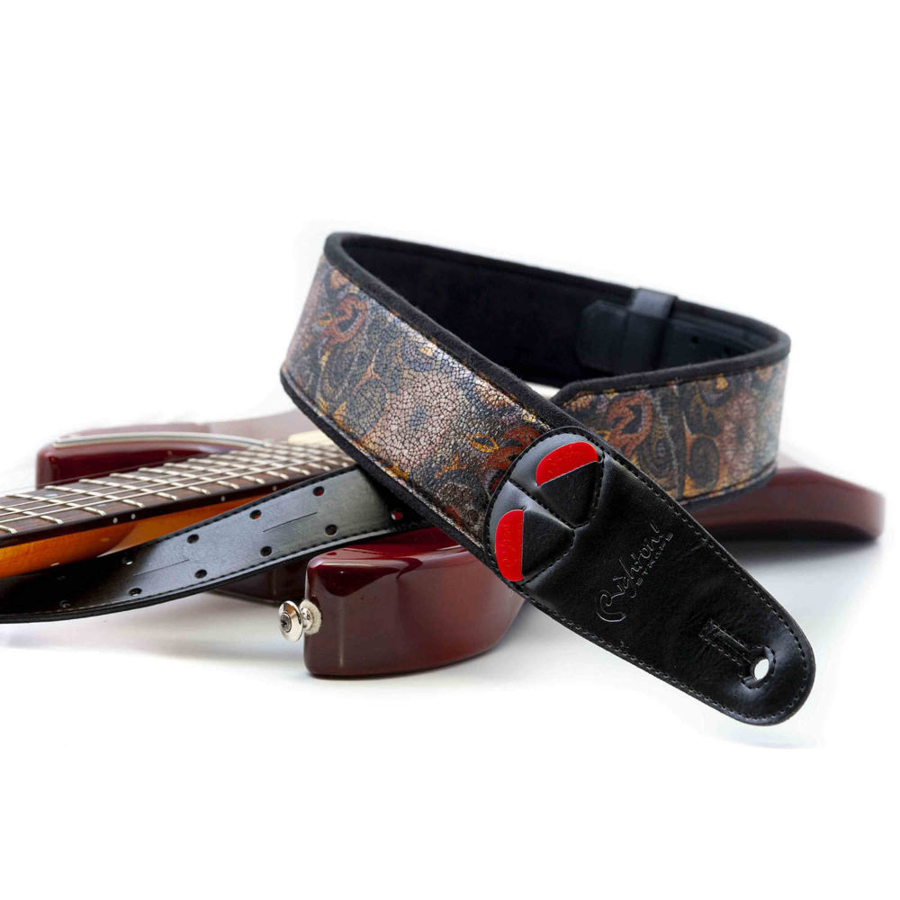 Righton! STRAPS ライトオンストラップ CRUNCH Black ギターストラップ サブ画像9