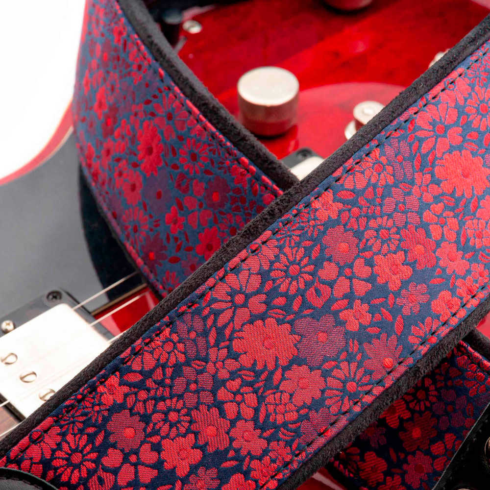 Righton! STRAPS ライトオンストラップ Daisy Red ギターストラップ サブ画像5