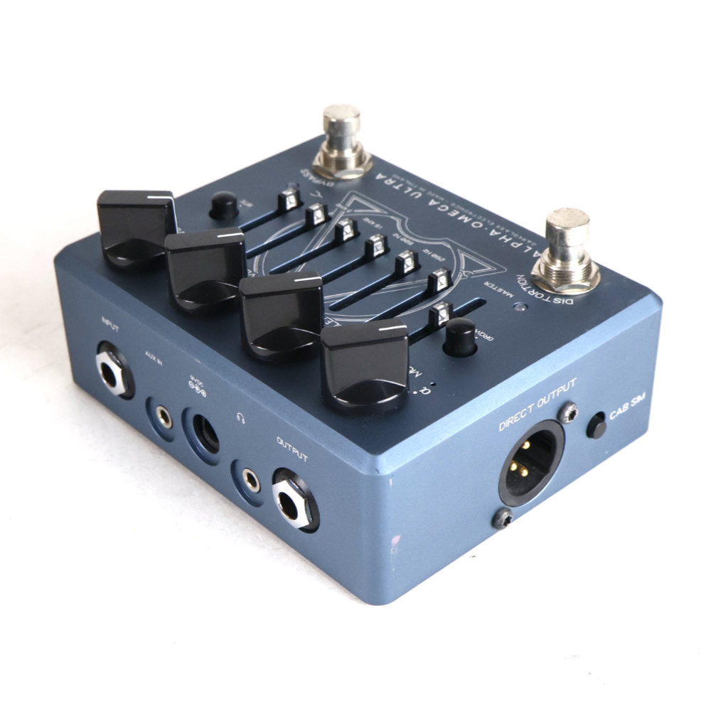 【中古】 ベースプリアンプ Darkglass Electronics ALPHA OMEGA ULTRA リア斜めアングル画像