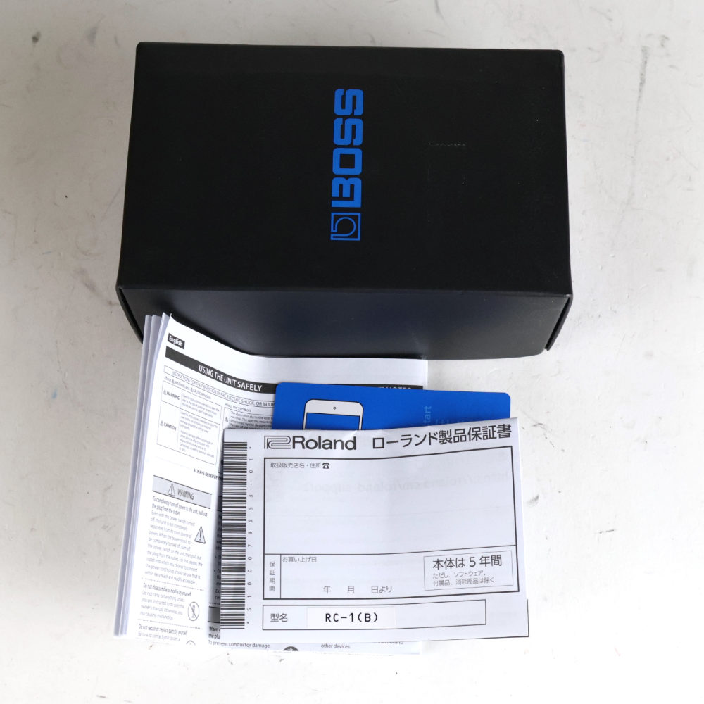 【中古】 ループステーション エフェクター BOSS RC-1 Loop Station ボス ギターエフェクター 付属品画像