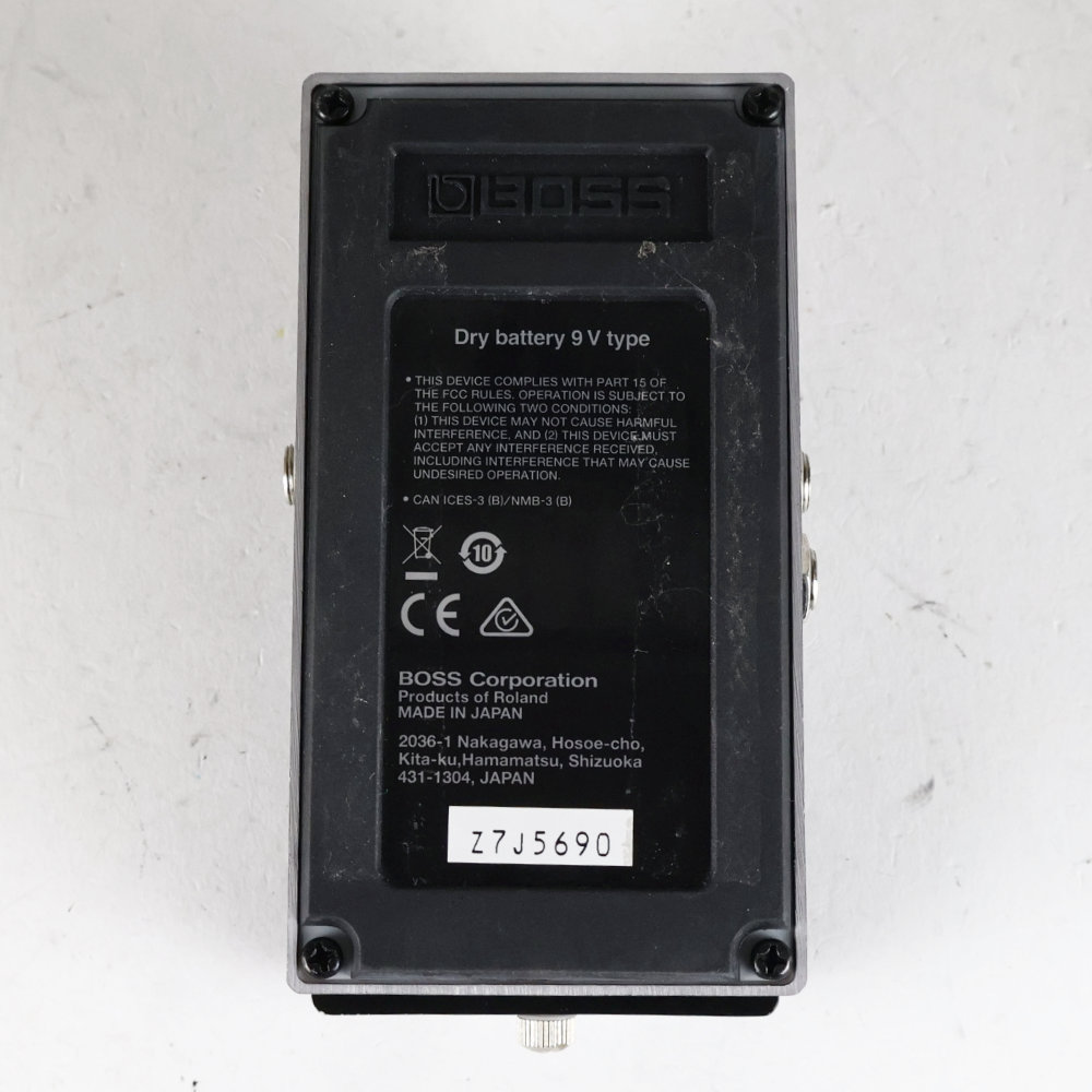 【中古】 BOSS TU-3W Chromatic Tuner WAZA CRAFTシリーズ ギターチューナー 底面
