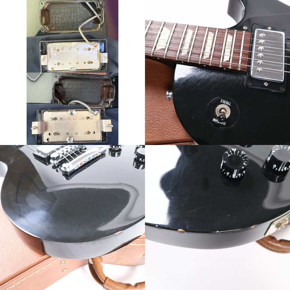 【中古】 エレキギター Gibson Les Paul Studio Ebony Black 1997年製 ギブソン レスポールスタジオ 傷