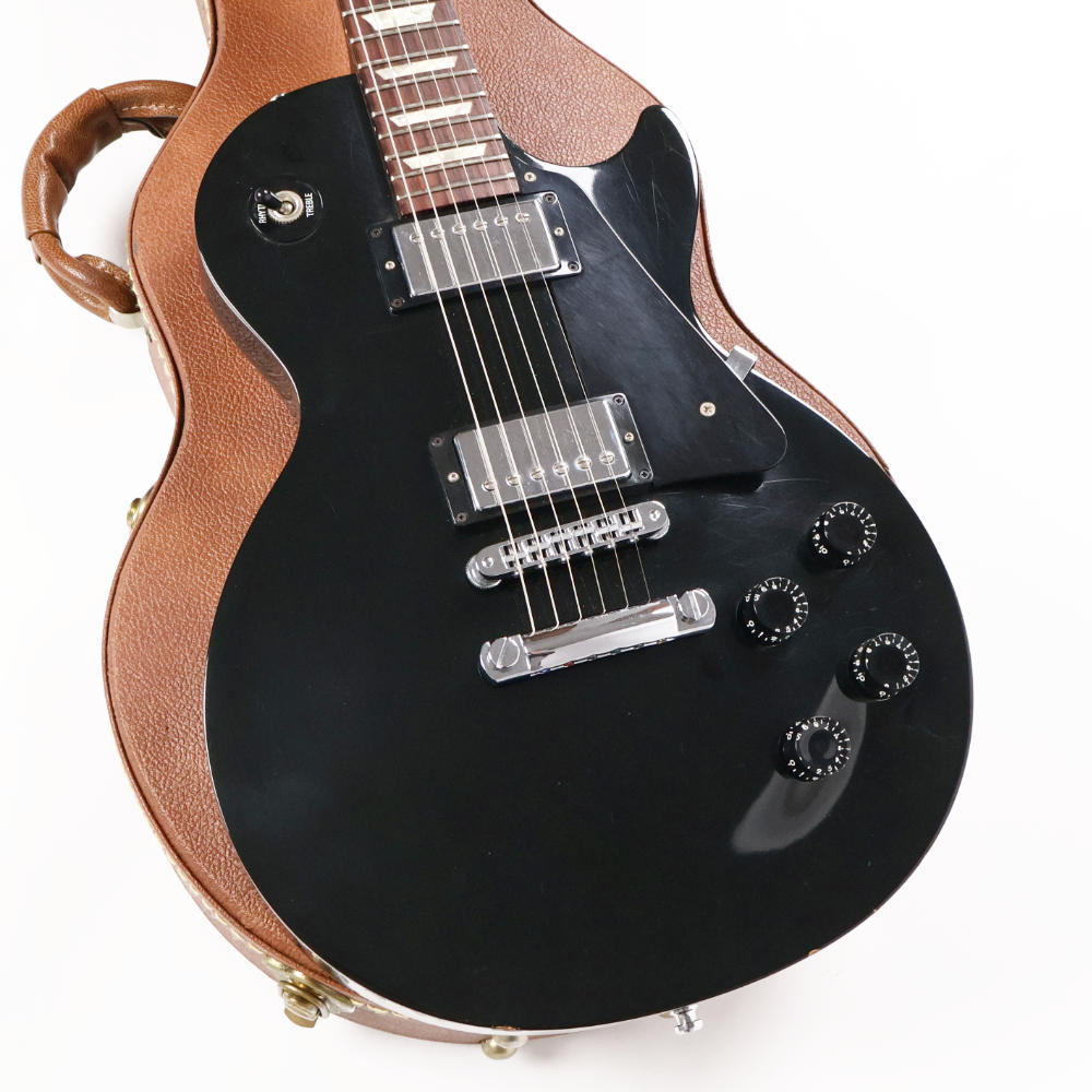 【中古】 エレキギター Gibson Les Paul Studio Ebony Black 1997年製 ギブソン レスポールスタジオ ボディ画像 
