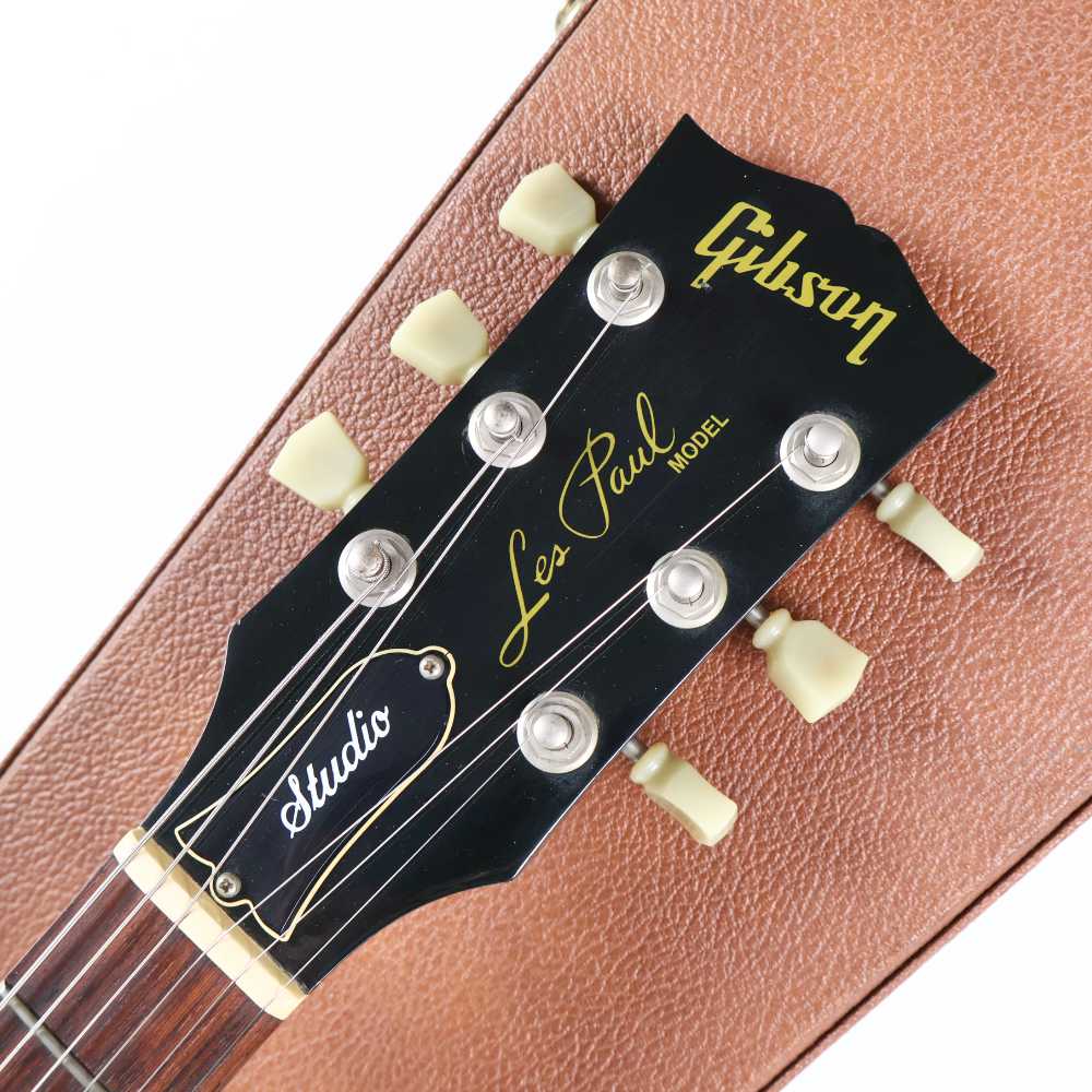 【中古】 エレキギター Gibson Les Paul Studio Ebony Black 1997年製 ギブソン レスポールスタジオ ヘッド画像
