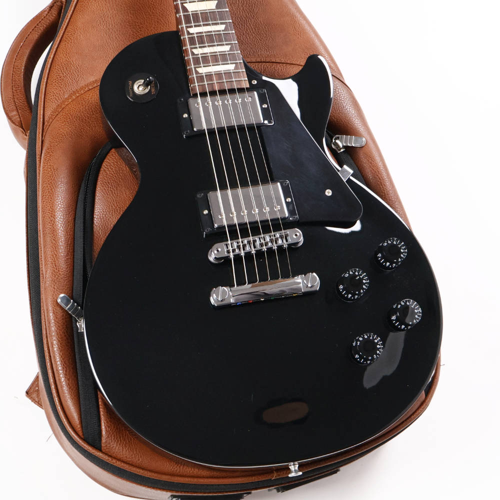 【中古】 エレキギター GIBSON Les Paul Studio Ebony Black 2021年製 3.94kg ギブソン レスポール スタジオ ブラック ボディ画像 