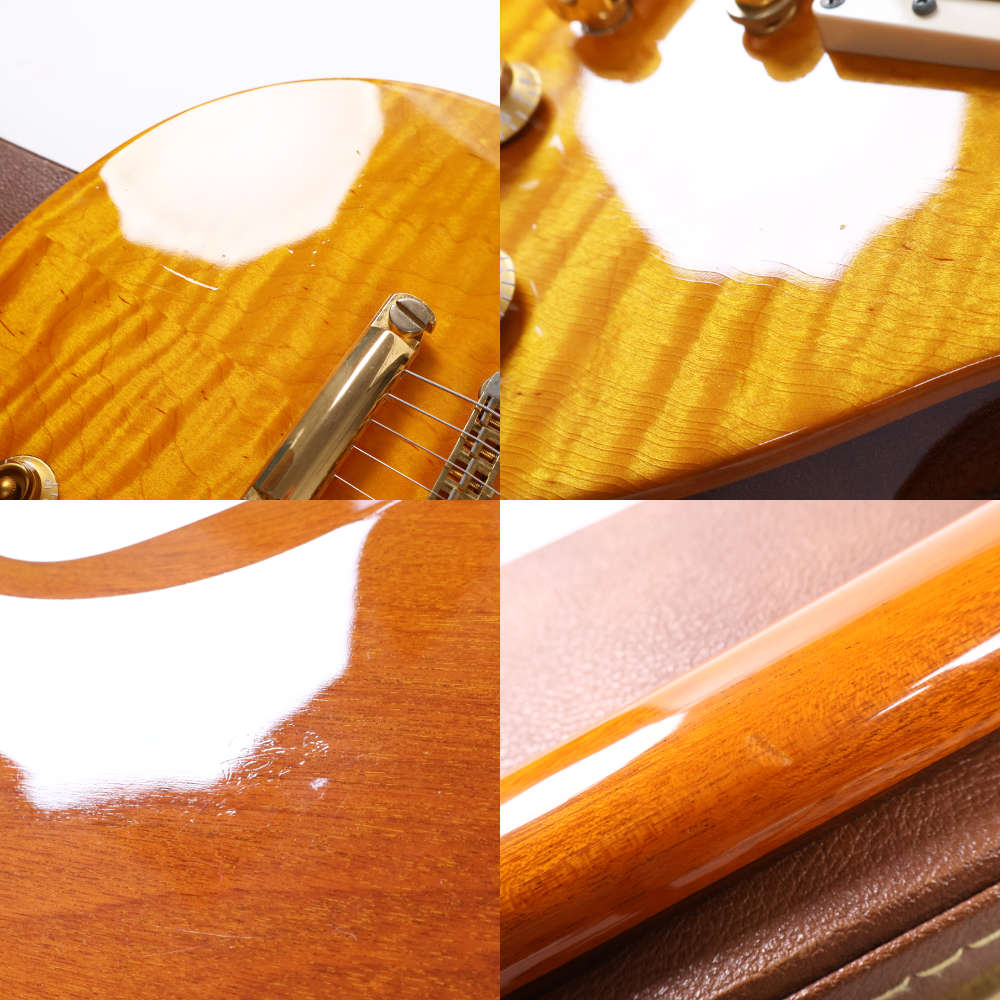 【中古】 エレキギター Gibson Les Paul Junior Special Plus Trans Amber Gold Hardware 2001年製 ギブソン レスポール ジュニアスペシャル  AAメイプルトップ 傷