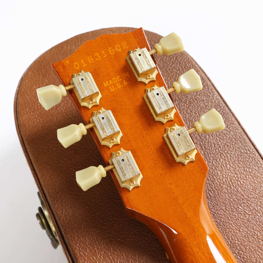 【中古】 エレキギター Gibson Les Paul Junior Special Plus Trans Amber Gold Hardware 2001年製 ギブソン レスポール ジュニアスペシャル  AAメイプルトップ ヘッド裏画像