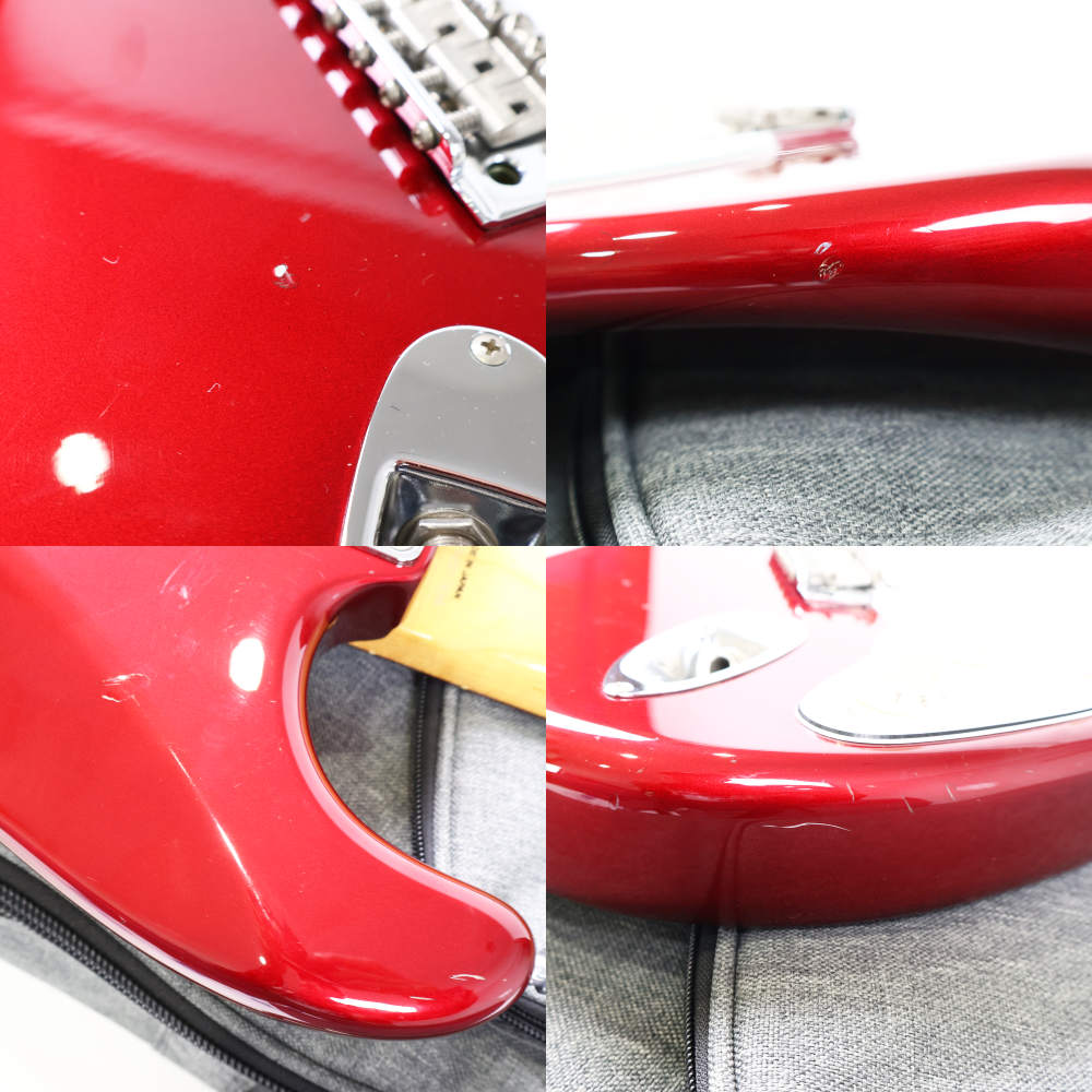 【中古】 エレキギター Fender Japan ST62-US OCR 2012年製 フェンダージャパン ストラトキャスター USAピックアップ搭載 バスウッドボディー 日本製 キャンディーアップルレッド 傷