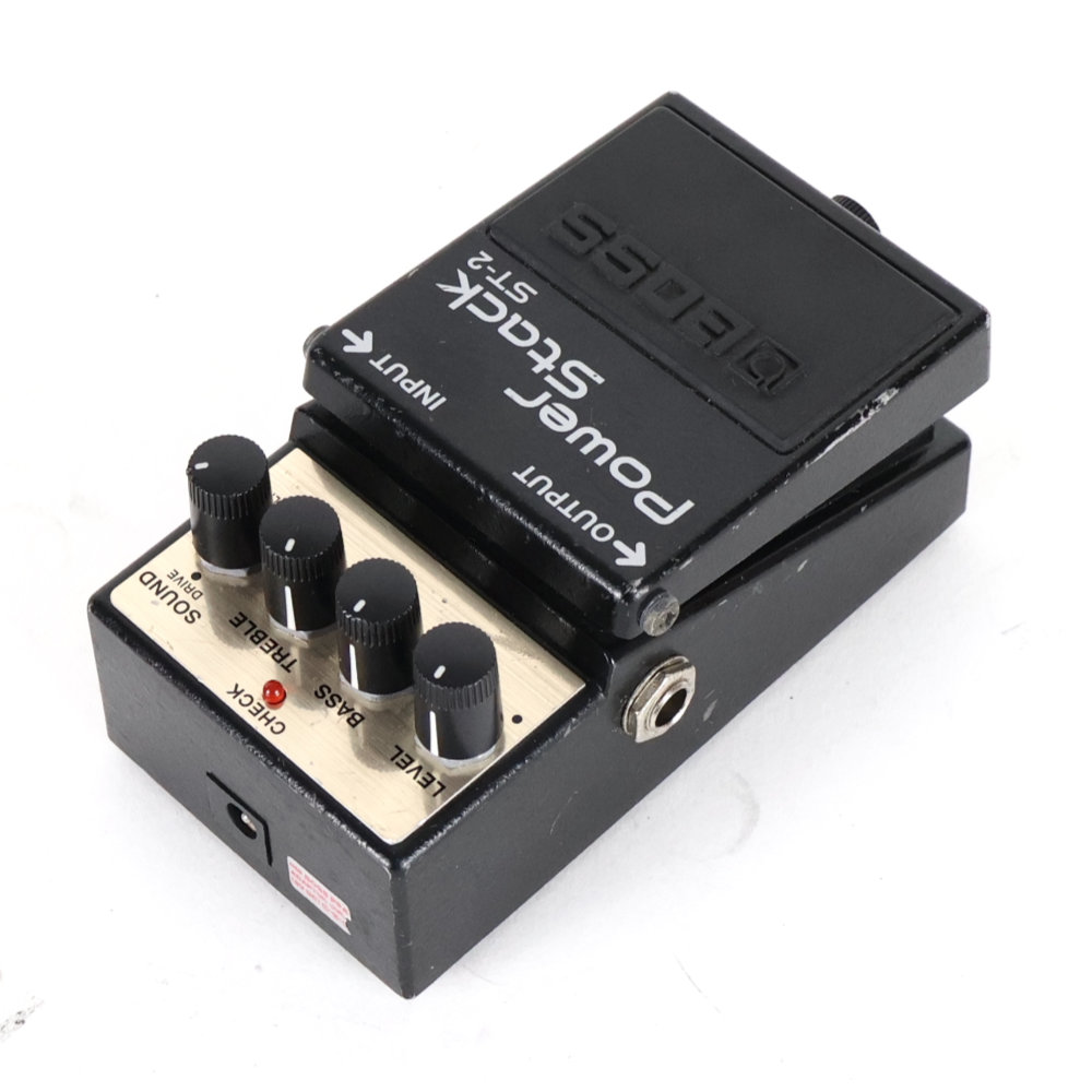 【中古】 ディストーション エフェクター BOSS ST-2 Power Stack ギターエフェクター リア斜めアングル画像
