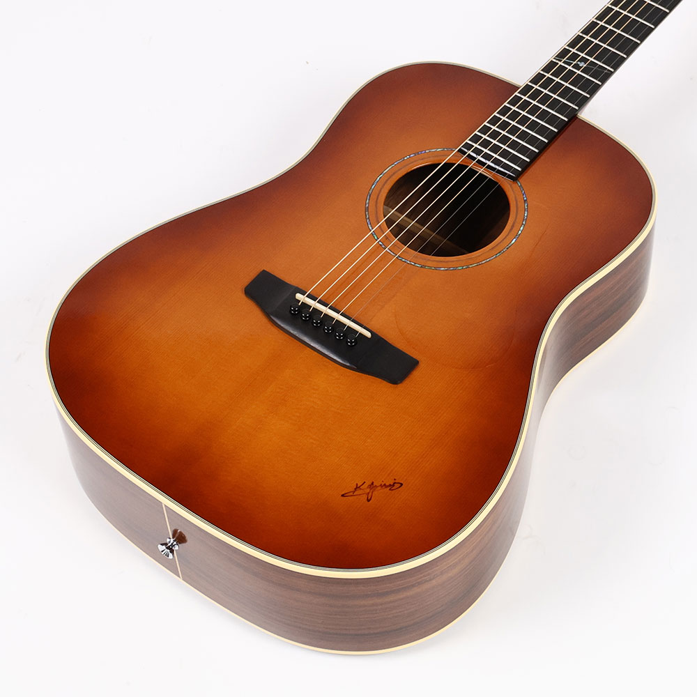 【中古】 アコースティックギター K.Yairi LO-95A CTM 2020年製 Kヤイリ エアリーブレーシング 日本製 MADE IN JAPAN ボディ