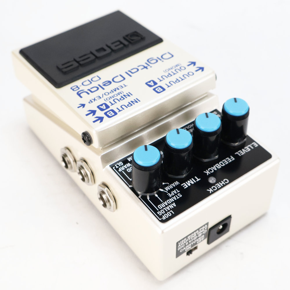 【中古】 ディレイ エフェクター BOSS DD-8 Digtal Delay ギターエフェクター 本体画像 斜め 
