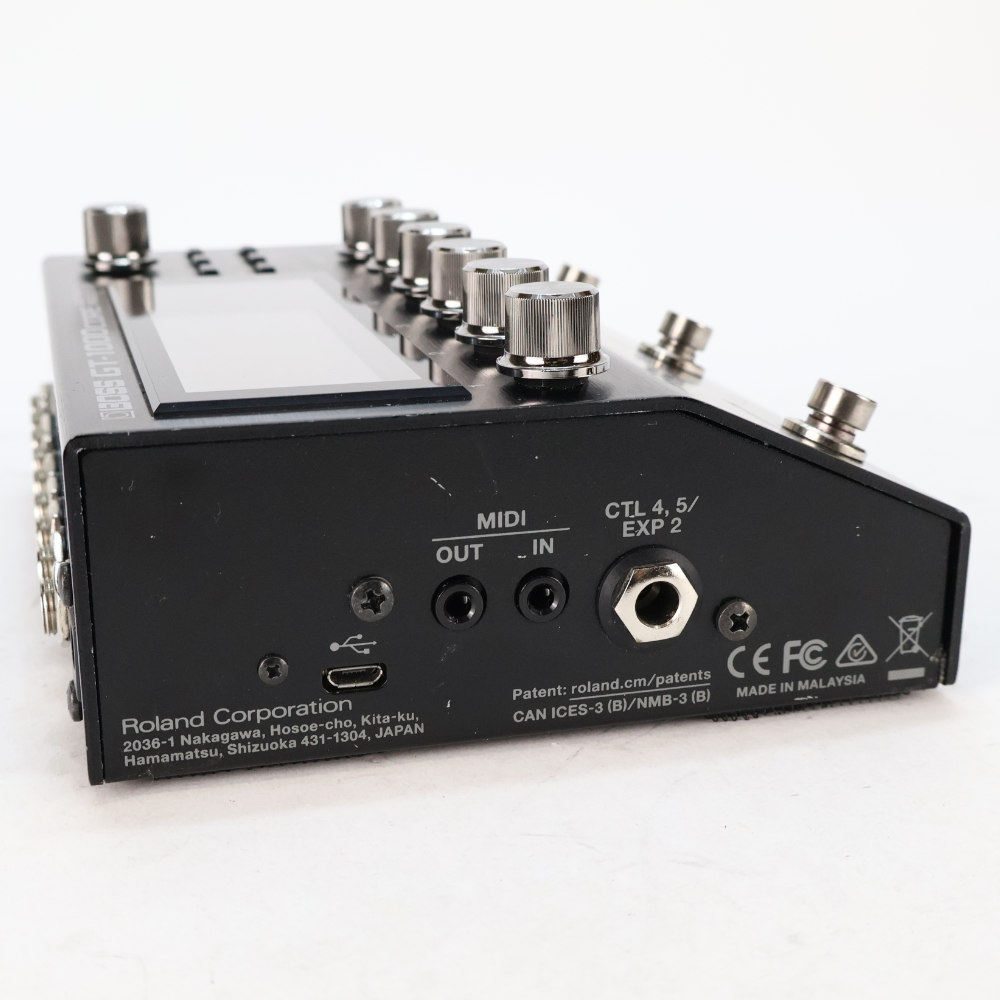 【中古】 マルチエフェクター BOSS GT-1000CORE Guitar Effects Processor ボス 本体画像 斜め 