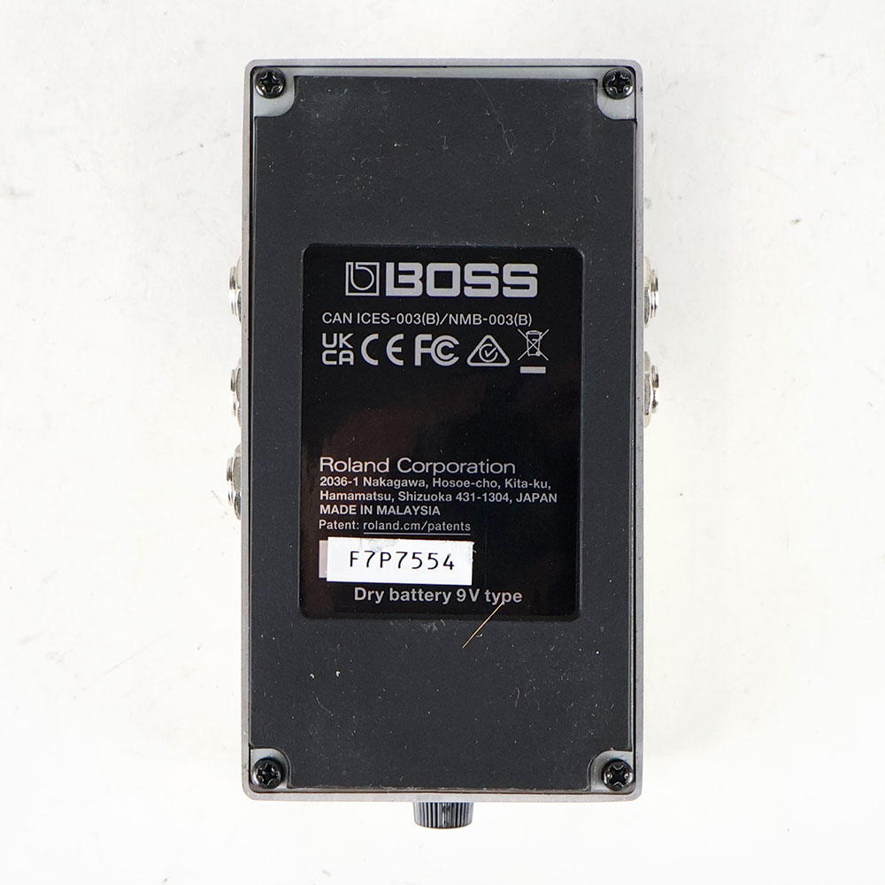 【中古】 ディレイ エフェクター BOSS DD-8 Digtal Delay ギターエフェクター 裏面