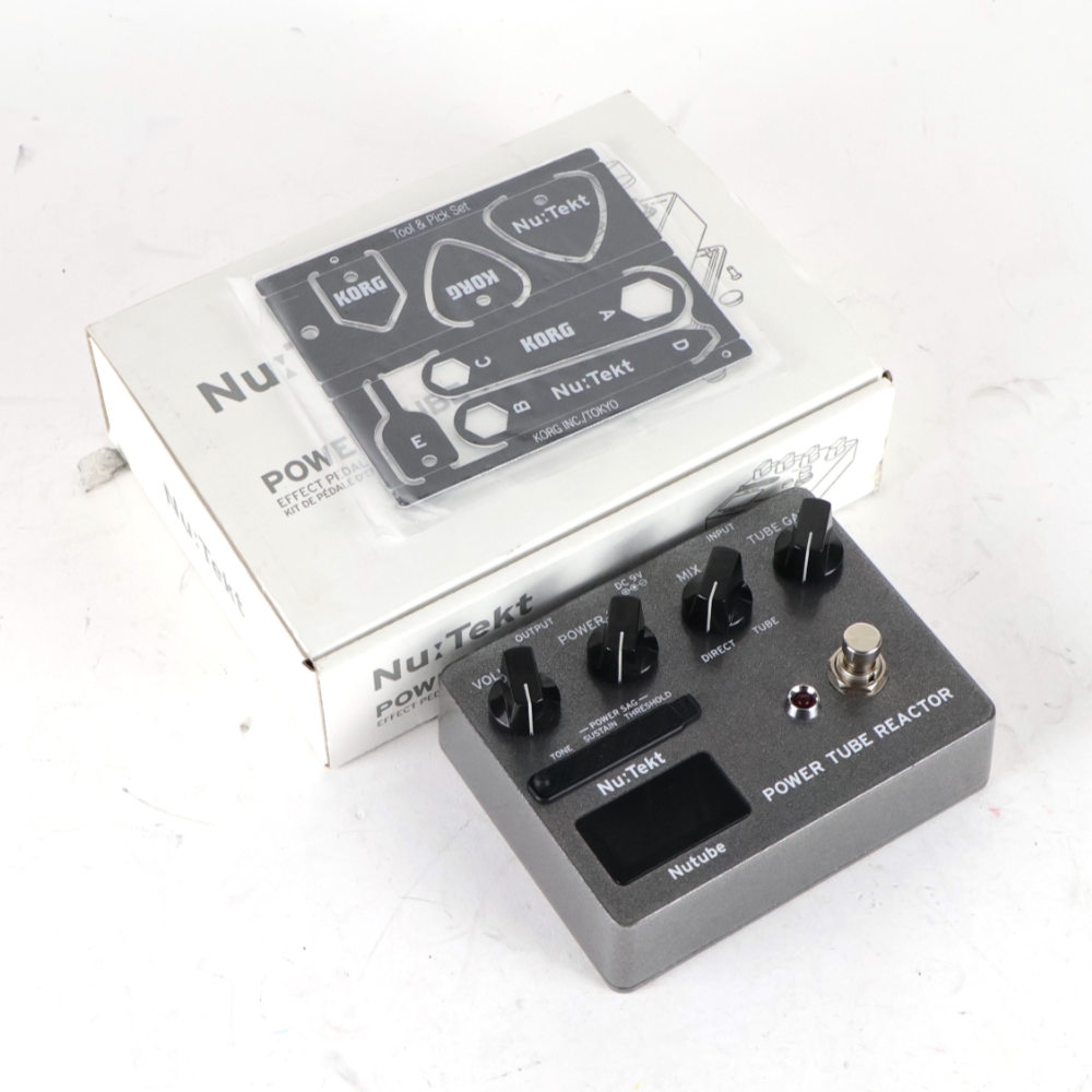 【中古】 Nu:Tekt KORG TR-S POWER TUBE REACTOR パワーチューブリアクター ギターエフェクター nutube 組み立て済み