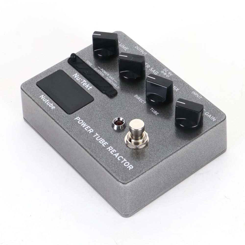 【中古】 Nu:Tekt KORG TR-S POWER TUBE REACTOR パワーチューブリアクター ギターエフェクター nutube 組み立て済み 斜めアングル画像