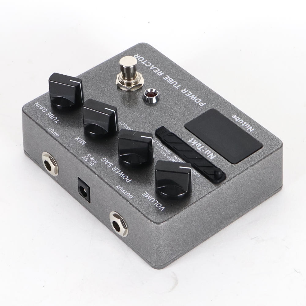 【中古】 Nu:Tekt KORG TR-S POWER TUBE REACTOR パワーチューブリアクター ギターエフェクター nutube 組み立て済み リア斜めアングル画像