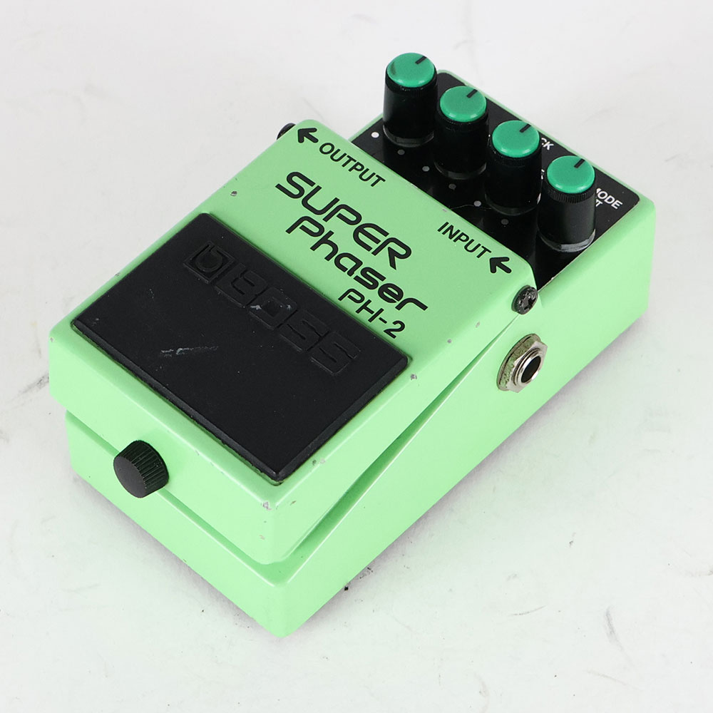 【中古】 スーパーフェイザー エフェクター BOSS PH-2 SUPER Phaser Made in Japan ボス ギターエフェクター 全体