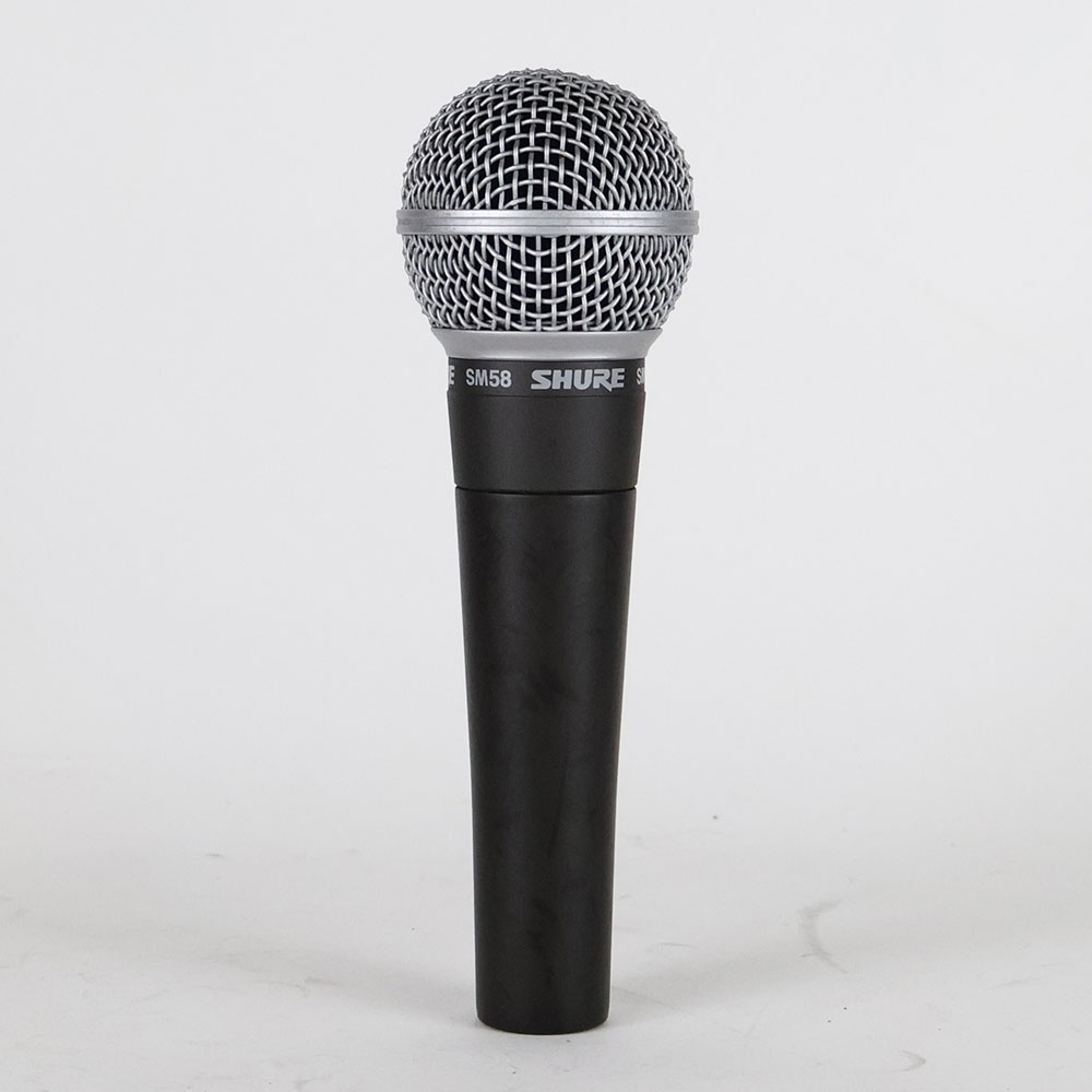 【中古】 マイク ダイナミックマイク SHURE SM58SE スイッチ付き シュアー 58 ゴッパ シュア 背面