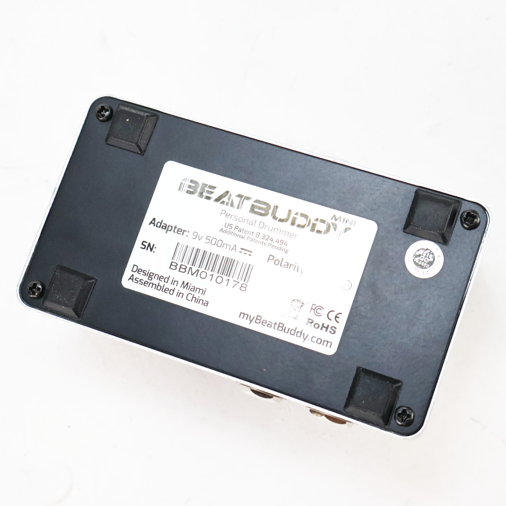 【中古】 リズムマシン Singular Sound シンギュラーサウンド Beat Buddy Mini ドラムマシン 本体画像 裏