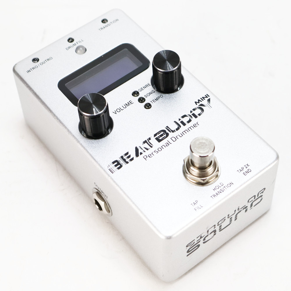 【中古】 リズムマシン Singular Sound シンギュラーサウンド Beat Buddy Mini ドラムマシン 本体画像 斜め 2