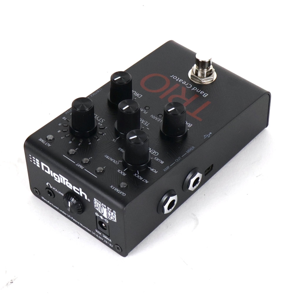 【中古】 Digitech TRIO デジテック ギターエフェクター ルーパー リア斜めアングル画像