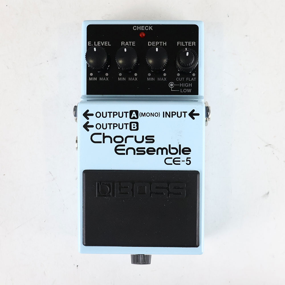 【中古】コーラスアンサンブル エフェクター BOSS CE-5 Chorus Ensemble ギターエフェクター 正面