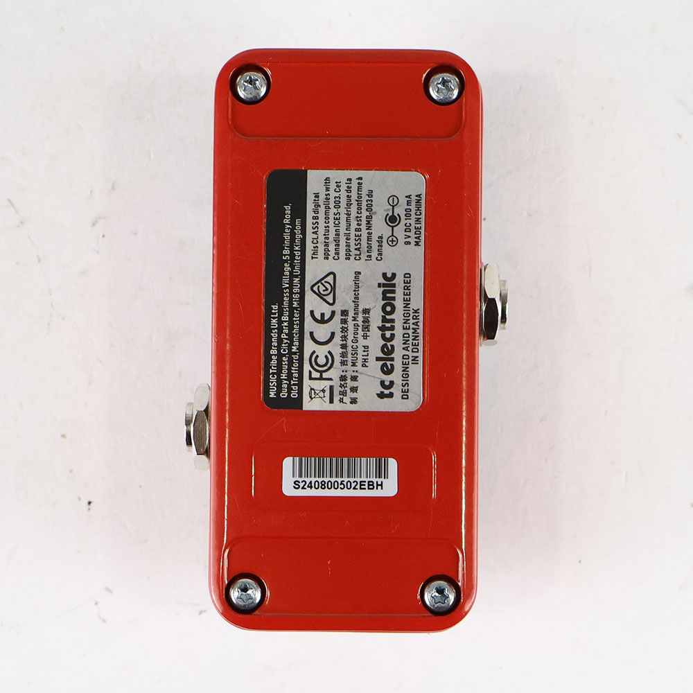 【中古】 tc electronic IMPULSE IR LOADER キャビネットシミュレーター IRローダー ギターエフェクター 裏面