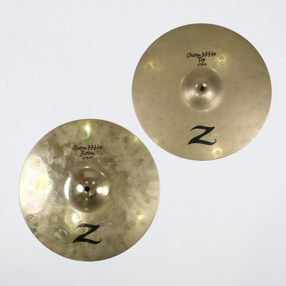 【中古】 ハイハットシンバル ペア ジルジャン ZILDJIAN Z Custom Hi Hat 14インチ ハイハット ペア