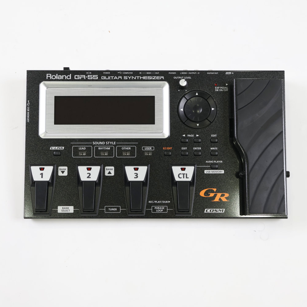 【中古】 ギターシンセサイザー ROLAND GR-55GK ローランド GK-3ピックアップ同梱 詳細画像