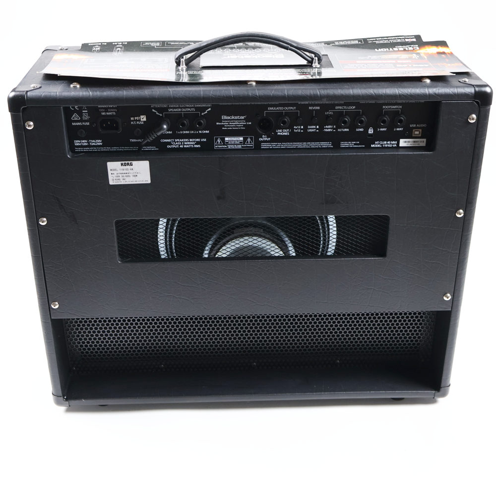【中古】 BLACKSTAR ブラックスター HT-CLUB 40 mk2 COMBO 40W ギターアンプコンボ 背面