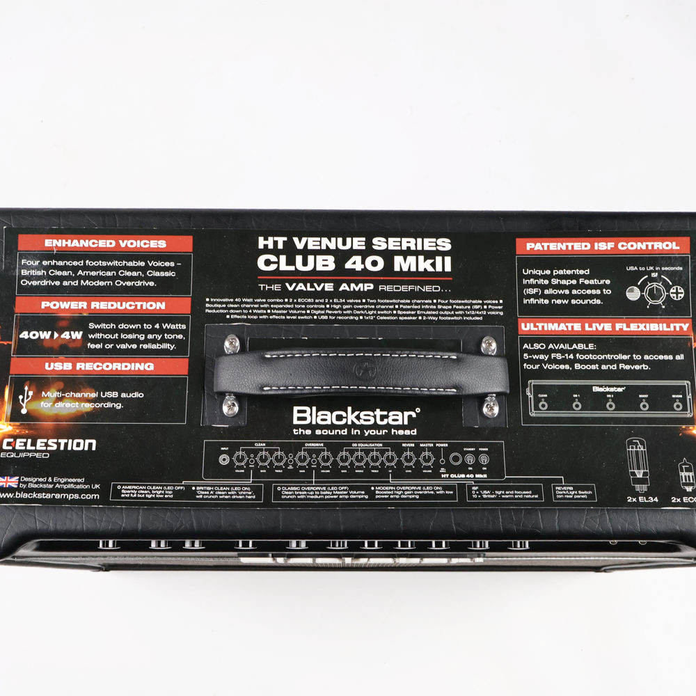 【中古】 BLACKSTAR ブラックスター HT-CLUB 40 mk2 COMBO 40W ギターアンプコンボ 取手