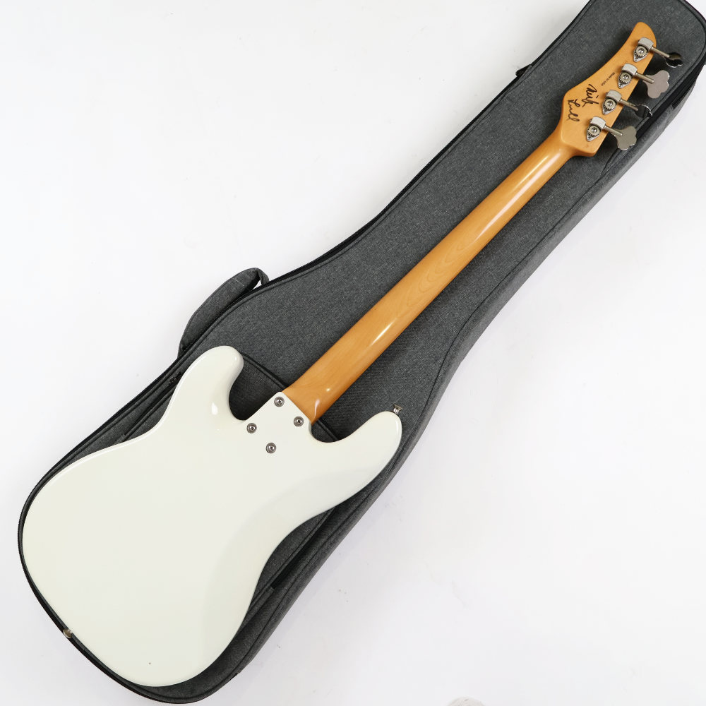 【中古】Mike Lull マイクルル P4 Olympic White PBスタイル マッチングヘッド エレキベース 3.38kg ボディバック画像 