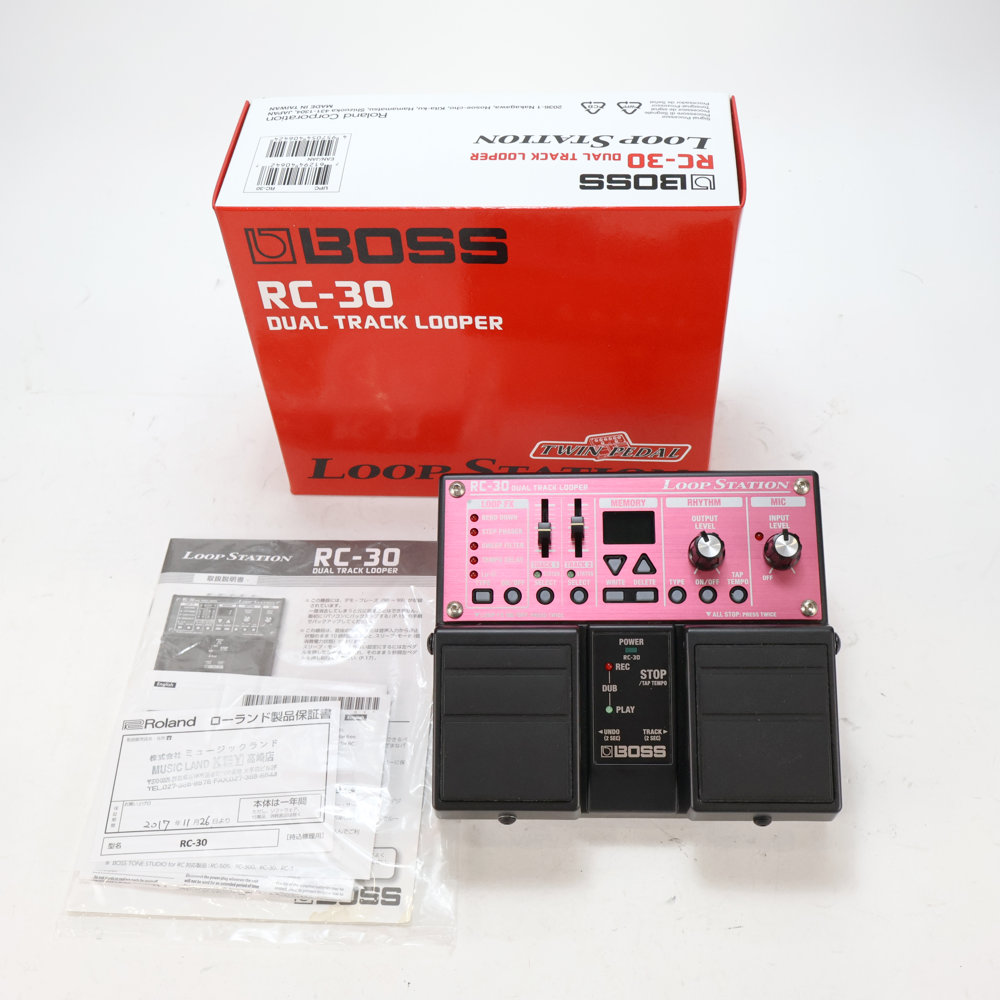 【中古】 ルーパー ループステーション BOSS RC-30 LOOP STATION 最大3時間の録音 99フレーズのメモリー
