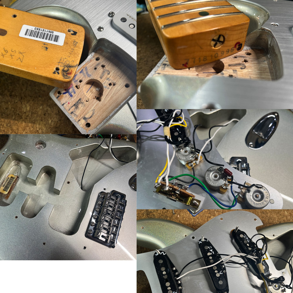 【中古】 エレキギター Fender H.E.R. Stratocaster Maple Fingerboard Chrome Glow 2022年製 H.E.R.モデル フェンダー ストラトキャスター アッセンブリー