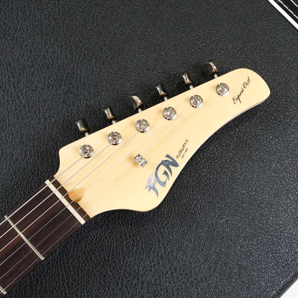 【中古】 エレキギター Fujigen EOS-AL-R/BK/06 Black 2022年製 フジゲン 富士弦 Expert ODYSSEY 日本製 MADE IN JAPAN ヘッド画像