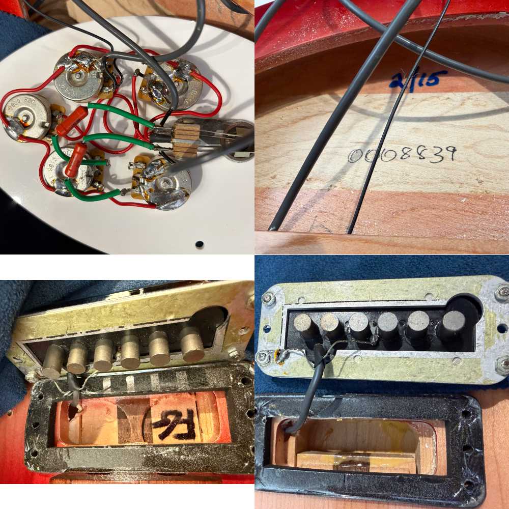 【中古】 Rickenbacker リッケンバッカー Model 330 Fireglo 2000年製 エレキギター 内部 