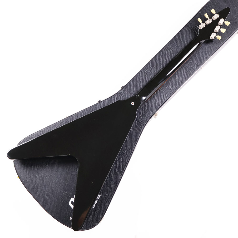 【中古】 エレキギター Gibson Flying V ‘67 Ebony 2011年製 ギブソン フライングV ボディバック画像