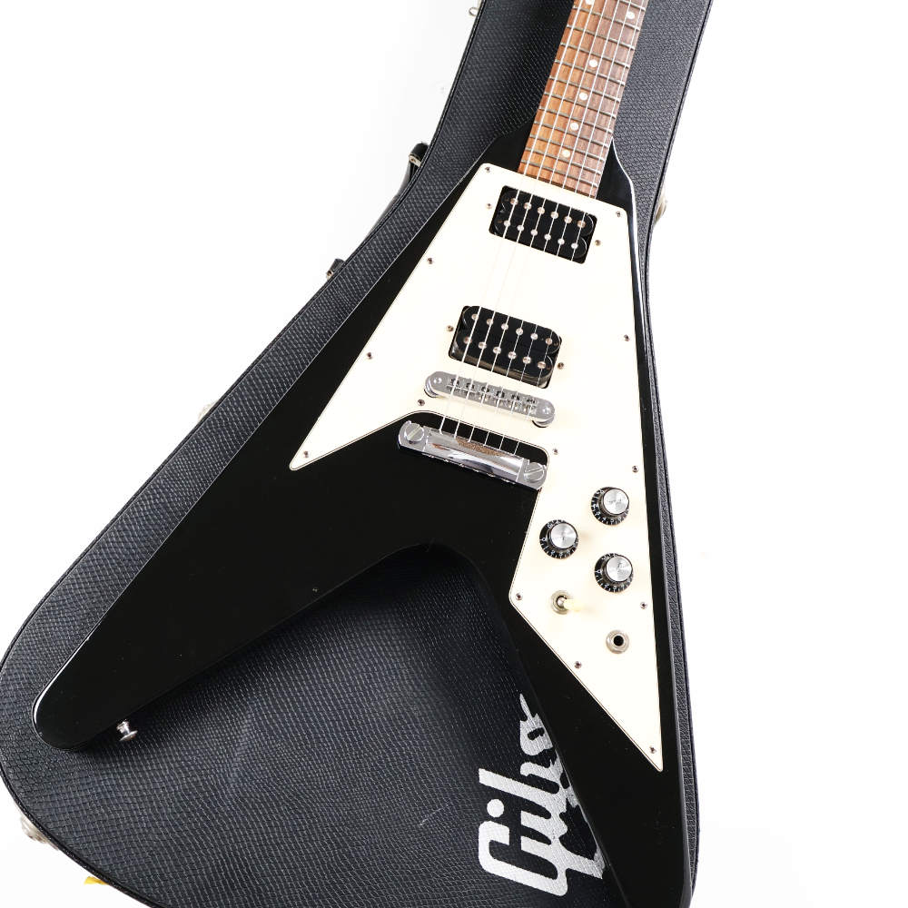 【中古】 エレキギター Gibson Flying V ‘67 Ebony 2011年製 ギブソン フライングV ボディ画像