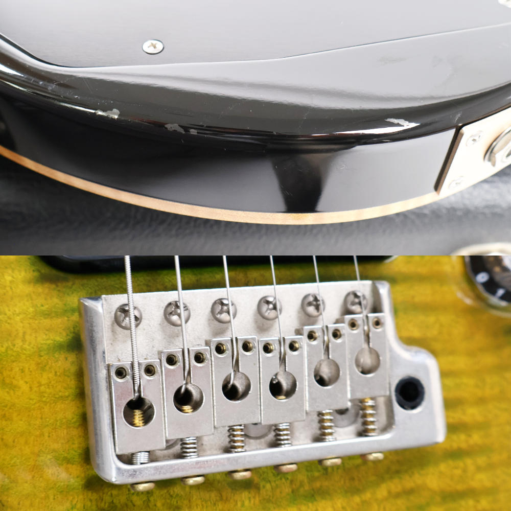 【中古】 エレキギター PRS 513 Custom Color(Eriza Verde Smokeburst?) 2011年製 Paul Reed Smith ノン10 ナイストップ 希少な513 傷