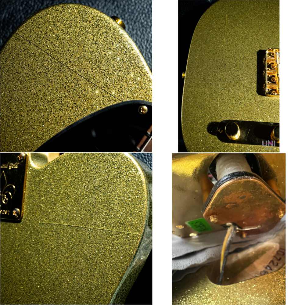 【中古】 エレキギター Fender Custom Shop TBC  1963 Telecaster NOS Black and Gold 2008年製 フェンダー カスタムショップ テレキャスター ブラック ＆ ゴールド 詳細画像
