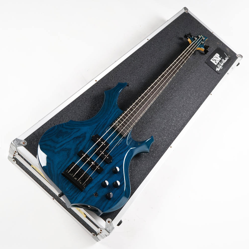 【中古】 エレキベース ESP Forest Bass See Thru Blue フォレストベース