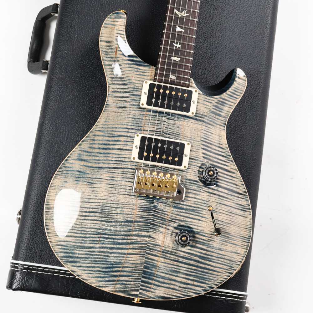 【中古】 エレキギター PRS Custom 24 10Top Faded Whale Blue 2024年製 約3.44kg 軽量個体 ’24スペック Paul Reed Smith ボディ画像