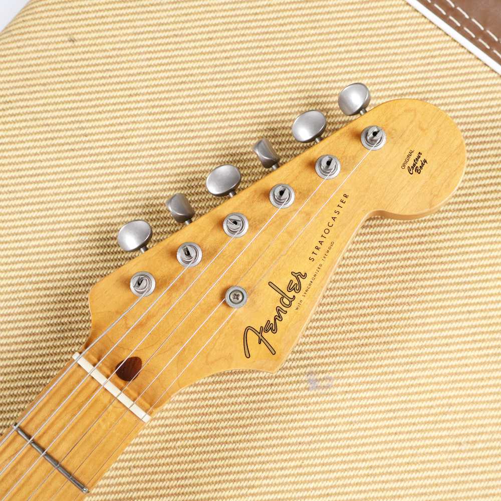 【中古】 エレキギター Fender Custom Shop MBS 1954 Stratocaster Closet Classic Lake Placid Blue Master Built by Dennis Galuszka 2003年製 フェンダーカスタムショップ ストラトキャスター デニス・ガルツカ ヘッド画像