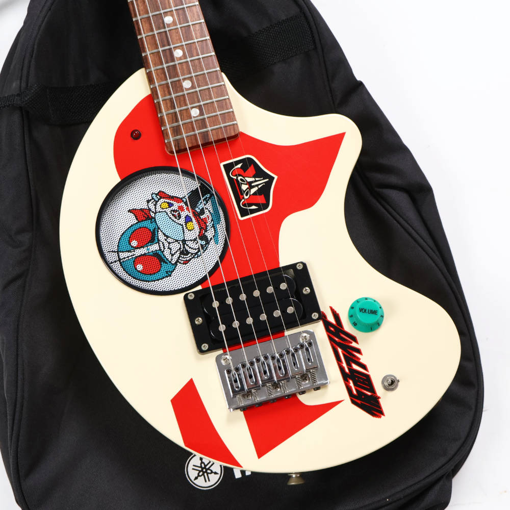 【中古】FERNANDES フェルナンデス RIDER-ZO 2001年製 仮面ライダーコラボモデル ぞーさん アンプ内蔵エレキギター ボディ画像 